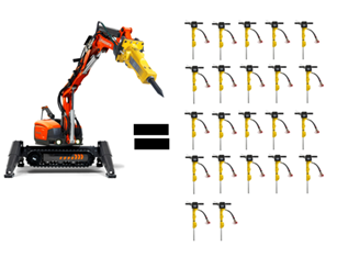 Robot de démolition